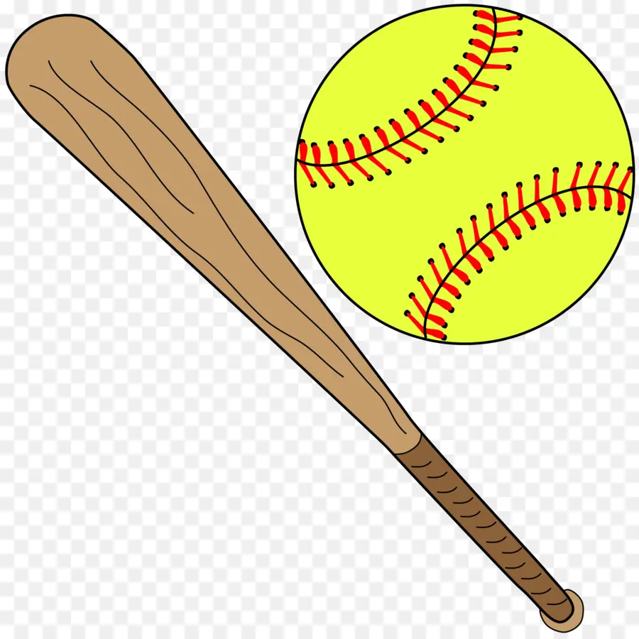 Softball，Batte De Baseball PNG