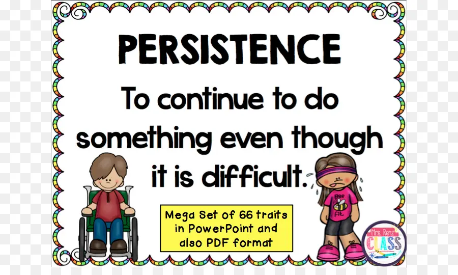 Persistance Poster，Motivation PNG