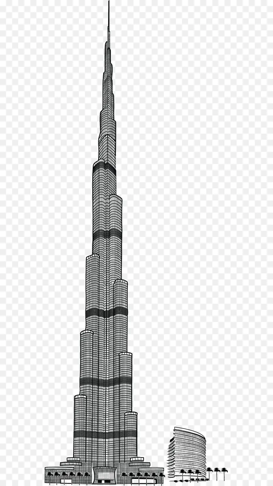 Burj Khalifa，Dessin PNG
