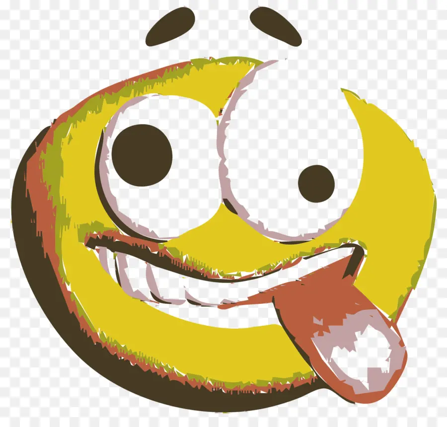 Emoji Fou，Affronter PNG