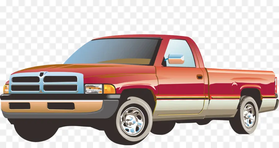 Camionnette，Rouge PNG