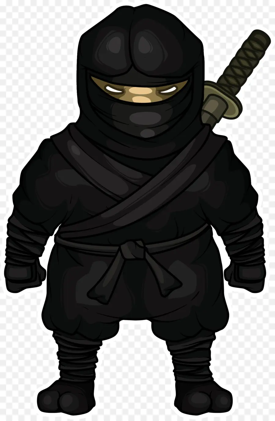 Ninja De Dessin Animé，Guerrier PNG