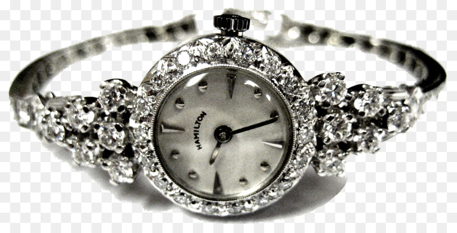 Montre En Diamant，Bijoux PNG