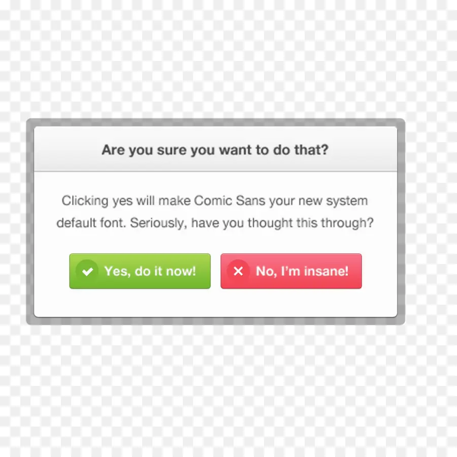 Avertissement Concernant La Police Comic Sans，Changement De Police PNG