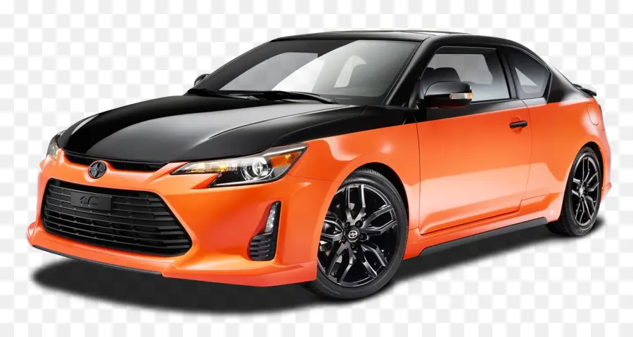 Voiture Orange Et Noire，Automobile PNG