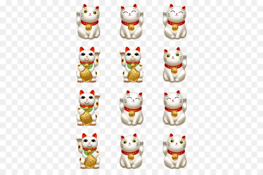 Maneki Neko，Chat Porte Bonheur PNG