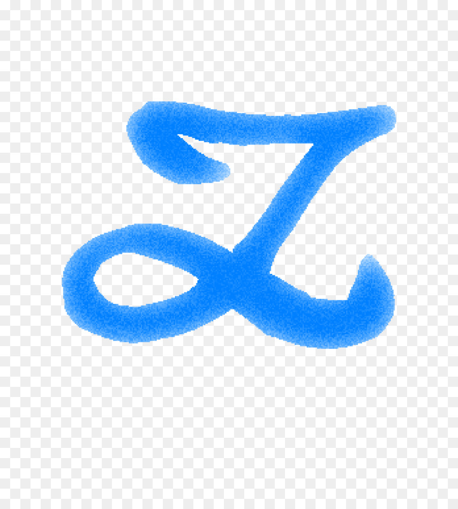 Lettre Bleue Z，Lettre Z PNG