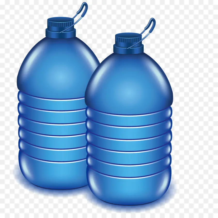 Bouteilles D'eau，Bleu PNG