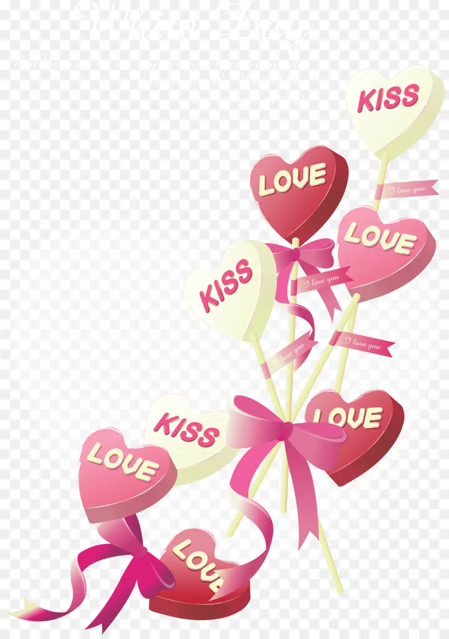 Sucettes Coeur，Bonbons PNG