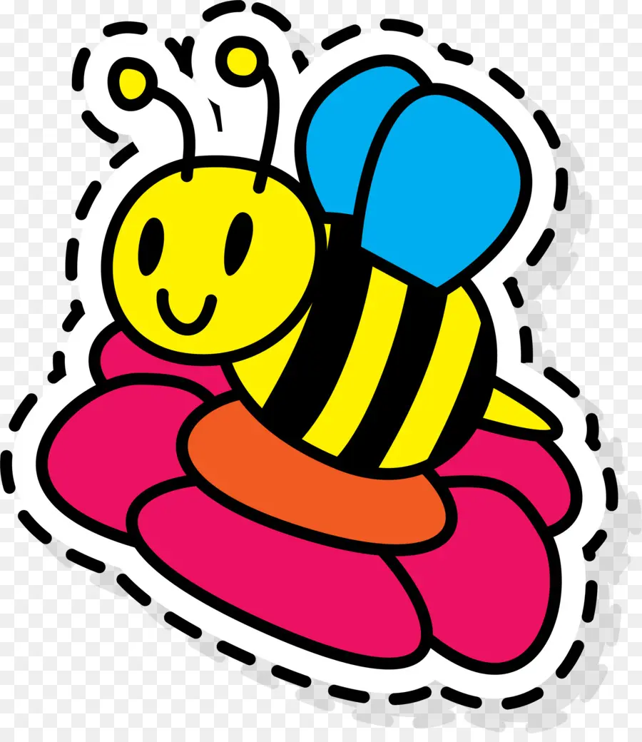 Abeille，Fleur PNG