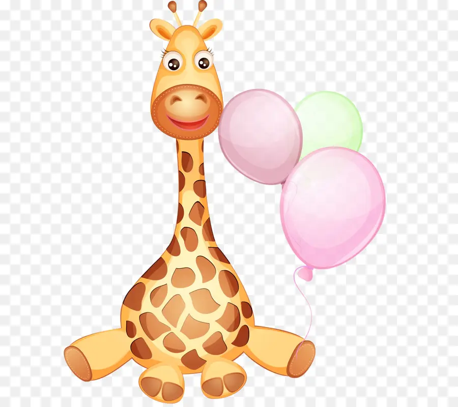 Girafe，Ballons PNG