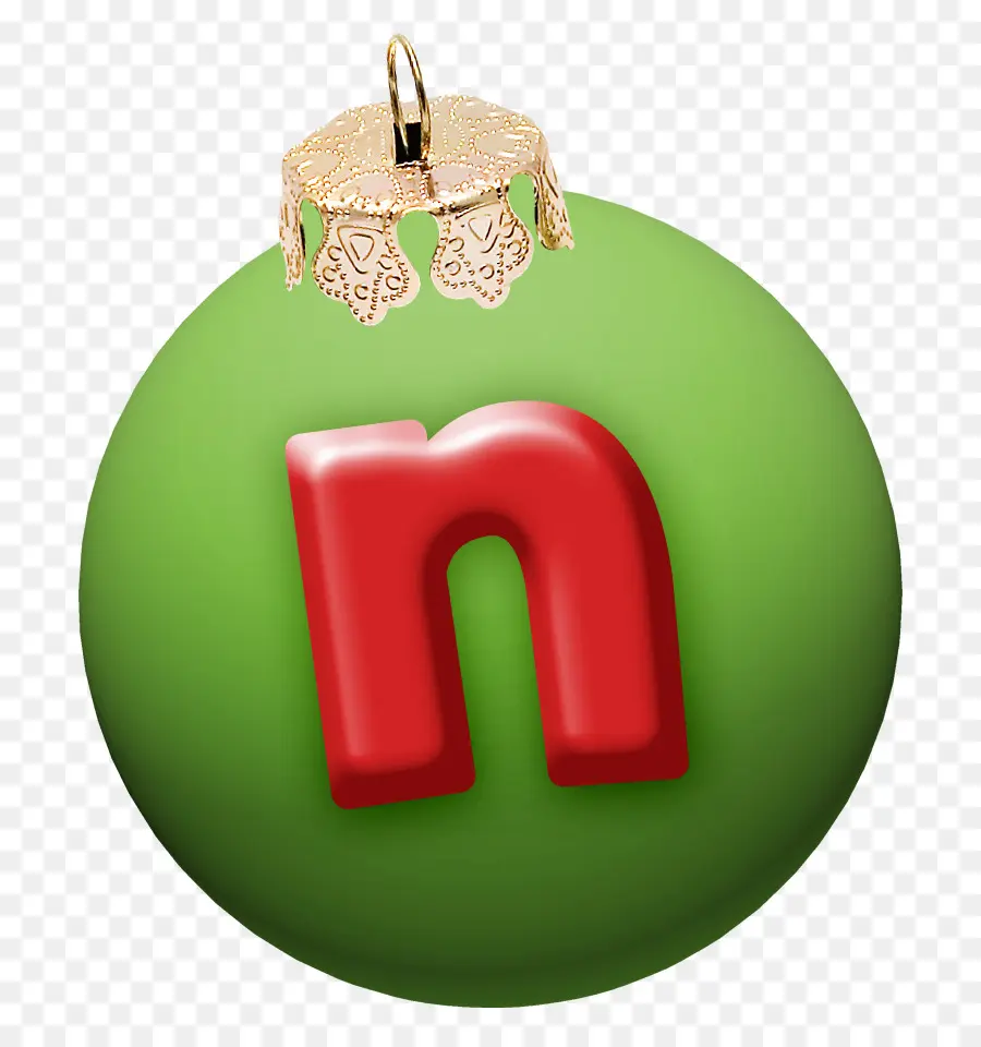 Ornement Vert，Noël PNG