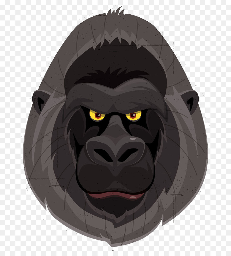 Visage De Gorille，Affronter PNG