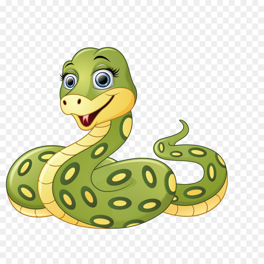  Serpent  Dessin  Anim  Anaconda Vert PNG  Serpent  Dessin  