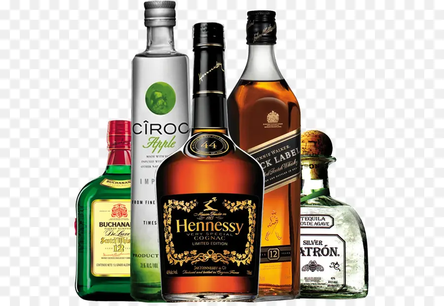 Bouteilles D'alcool，Alcool PNG