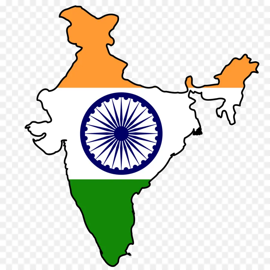 L Inde，Carte PNG