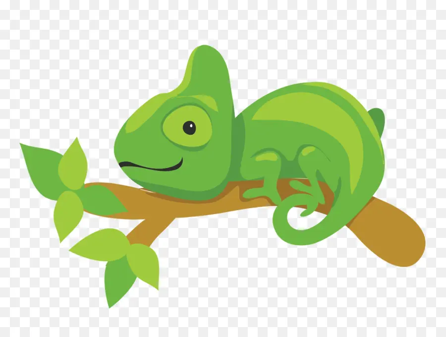 Caméléon Vert，Lézard PNG