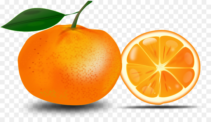 Fruits Oranges，Feuilles PNG