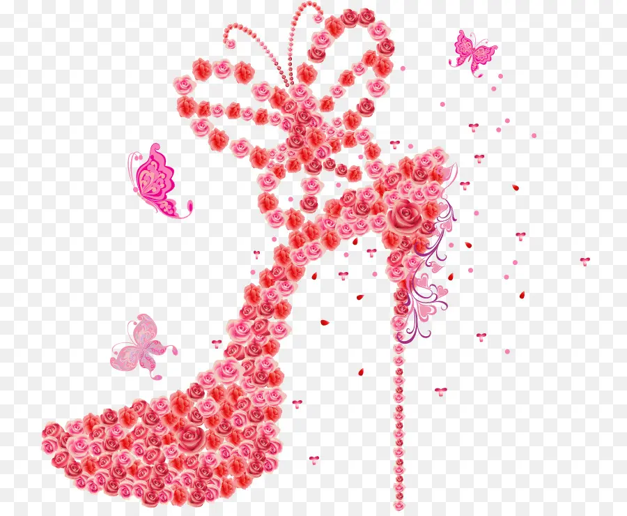Highheeled Chaussures，Rose PNG