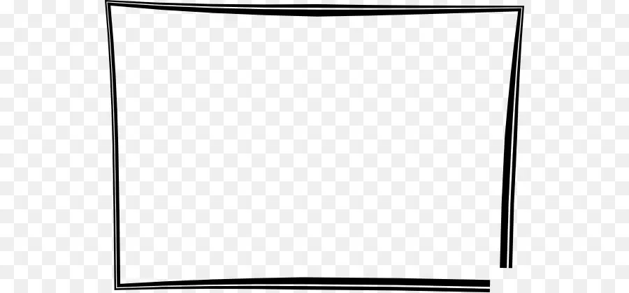 Cadre Vierge，Bordure Noire PNG