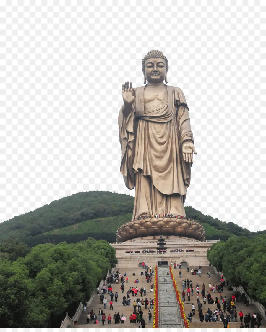 Statue De Bouddha，Monument PNG