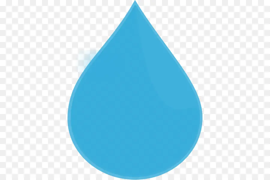 Goutte D'eau Bleue，Liquide PNG