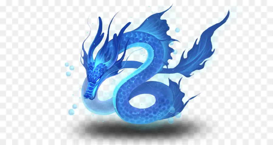 Dragon Bleu，Mythique PNG