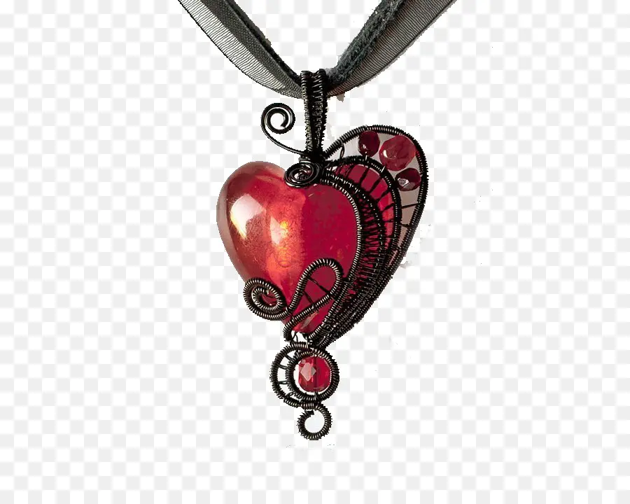 Pendentif Coeur，Collier PNG