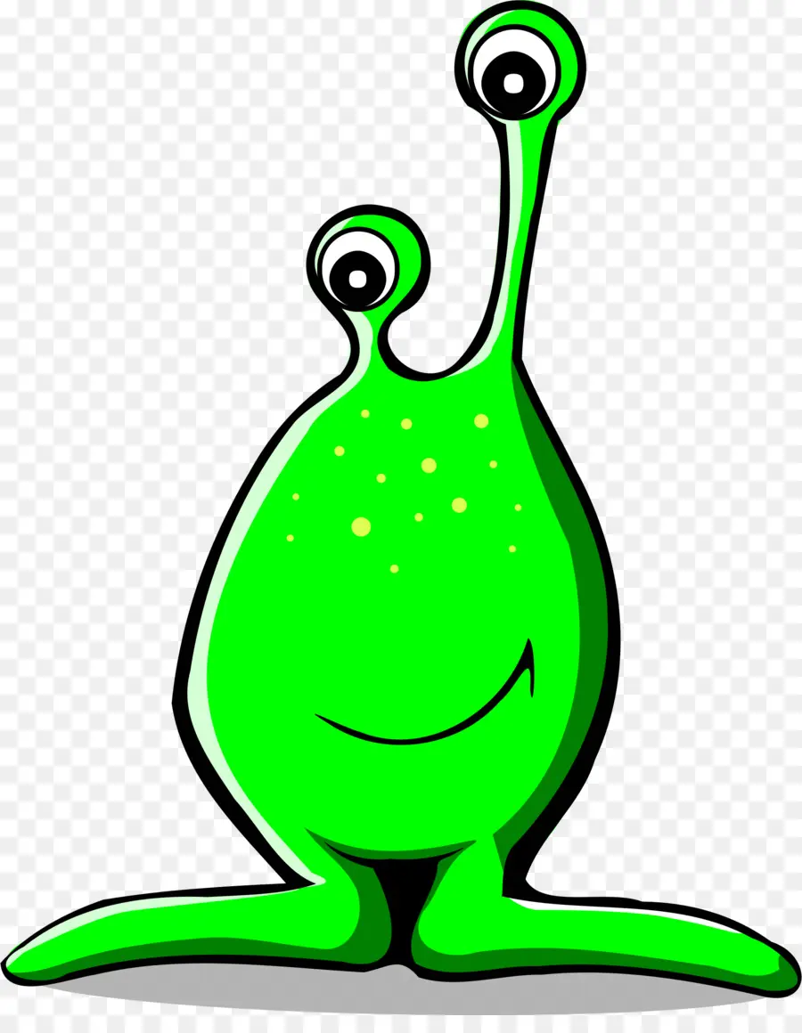 Extraterrestre Vert，Dessin Animé PNG