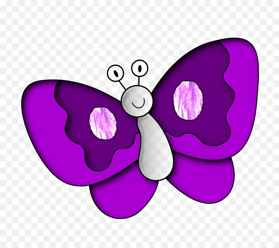 Papillon，Violet PNG