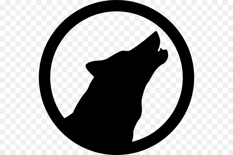 Loup Hurlant，Silhouette PNG