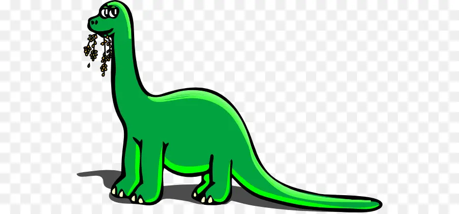 Dinosaure Vert，Dessin Animé PNG