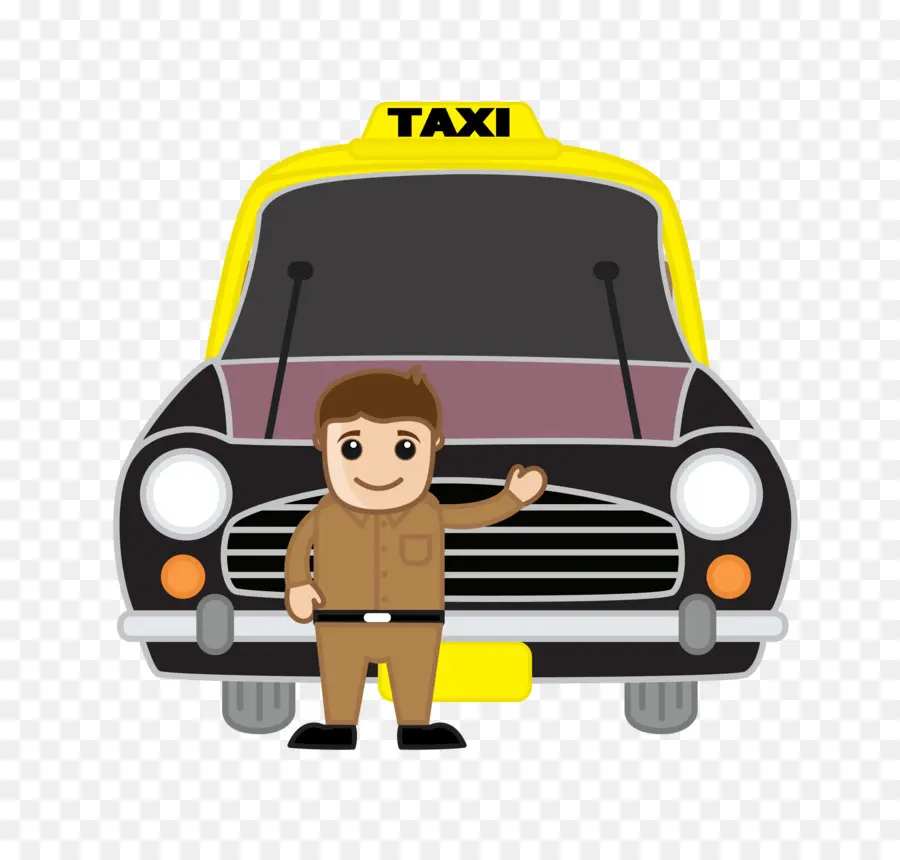 Chauffeur De Taxi，Taxi PNG