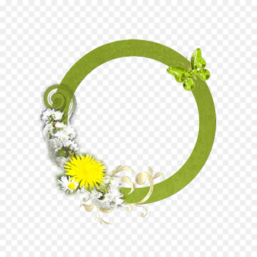 Couronne Florale，Fleurs PNG