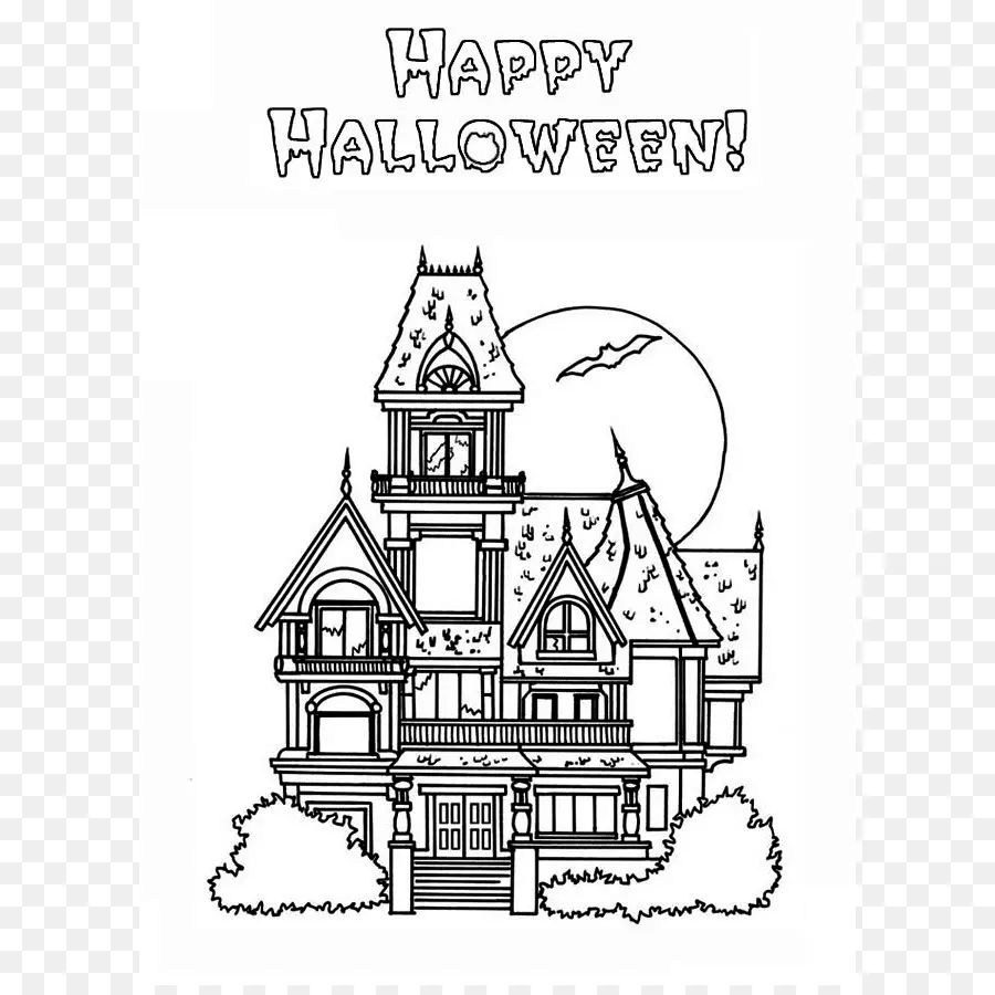 Maison Hantée，Halloween PNG