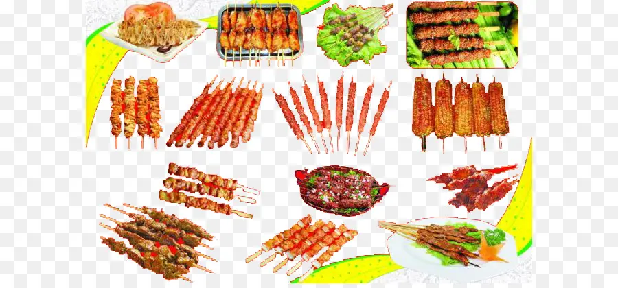 Brochettes Grillées，Barbecue PNG