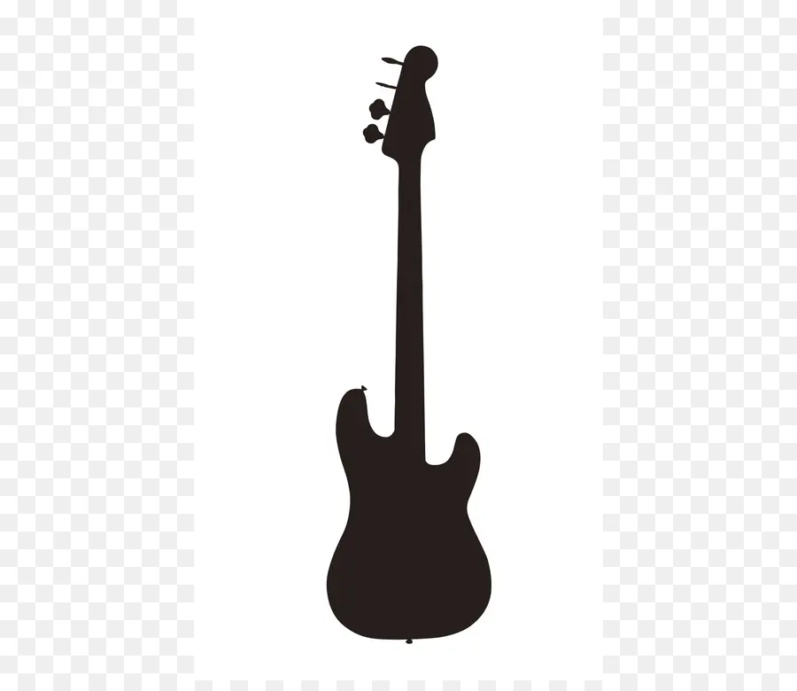 Silhouette De Guitare，Musique PNG