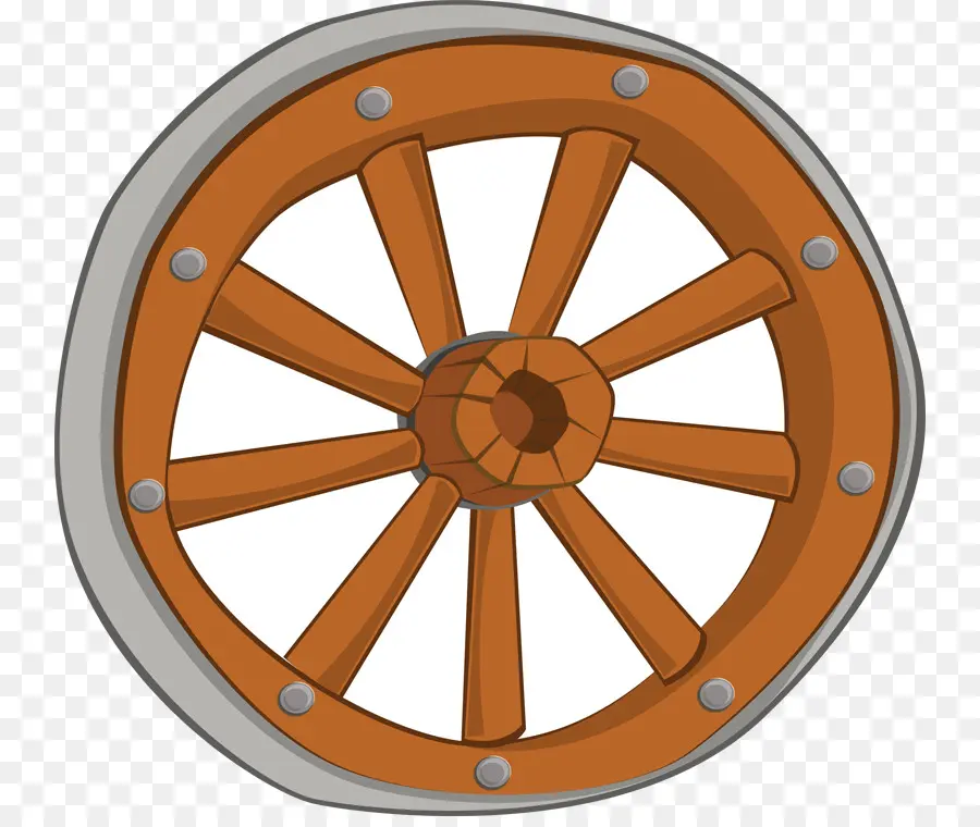 Roue En Bois，Rayons PNG