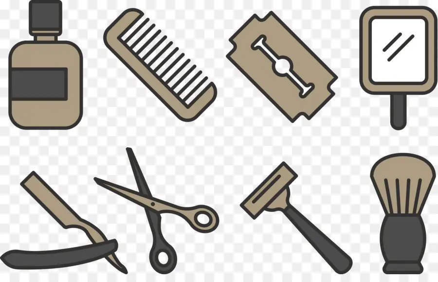 Outils De Coiffeur，Peigne PNG