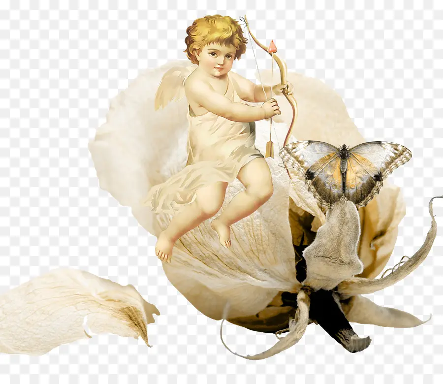 Cupidon Avec Arc，Valentin PNG