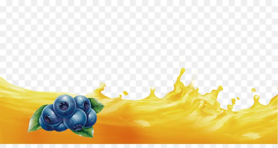 Bleuets Et Jus，Fruit PNG