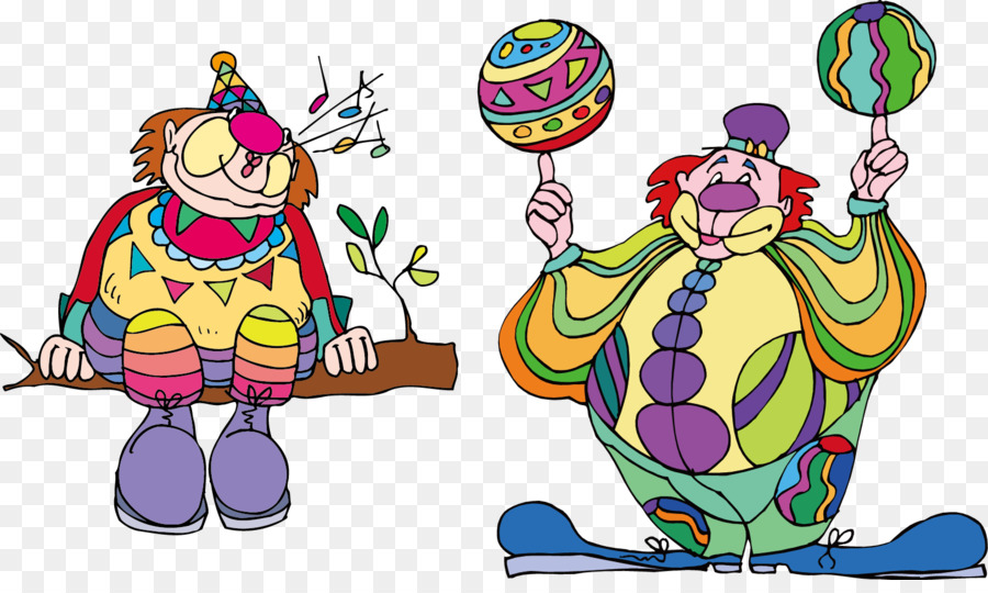 Clown，Dessin Animé PNG