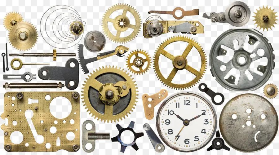 Pièces D'horlogerie，Engrenages PNG