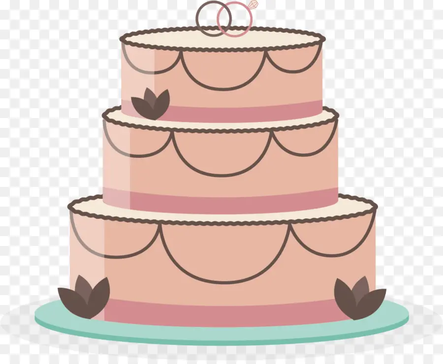 Gâteau De Mariage，Dessert PNG