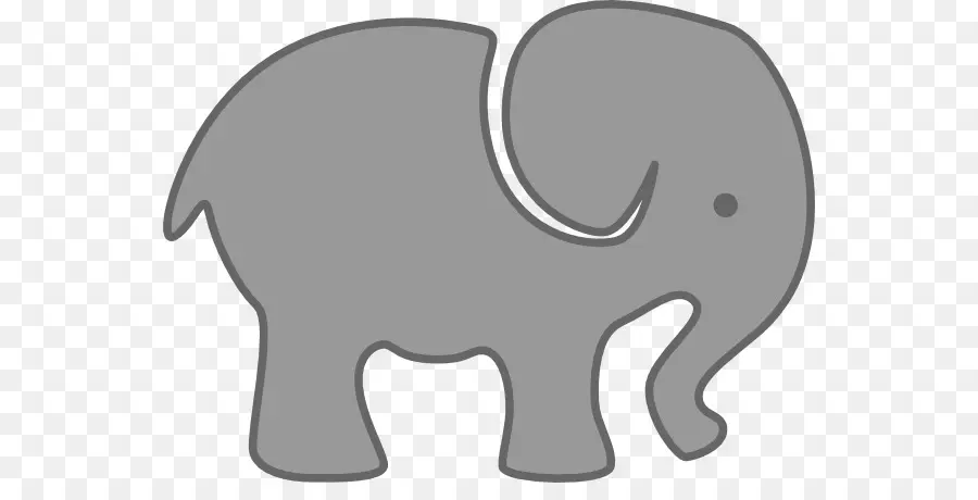 L éléphant D Afrique，Graphiques Vectoriels évolutifs PNG