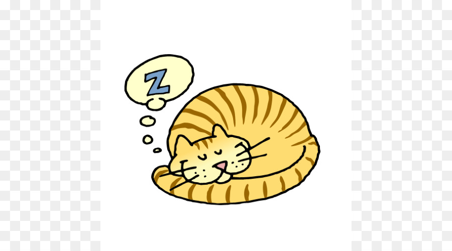 Chat Endormi，Zzz PNG