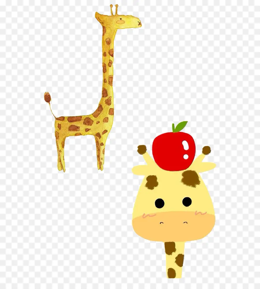 Girafe，Dessin Animé PNG