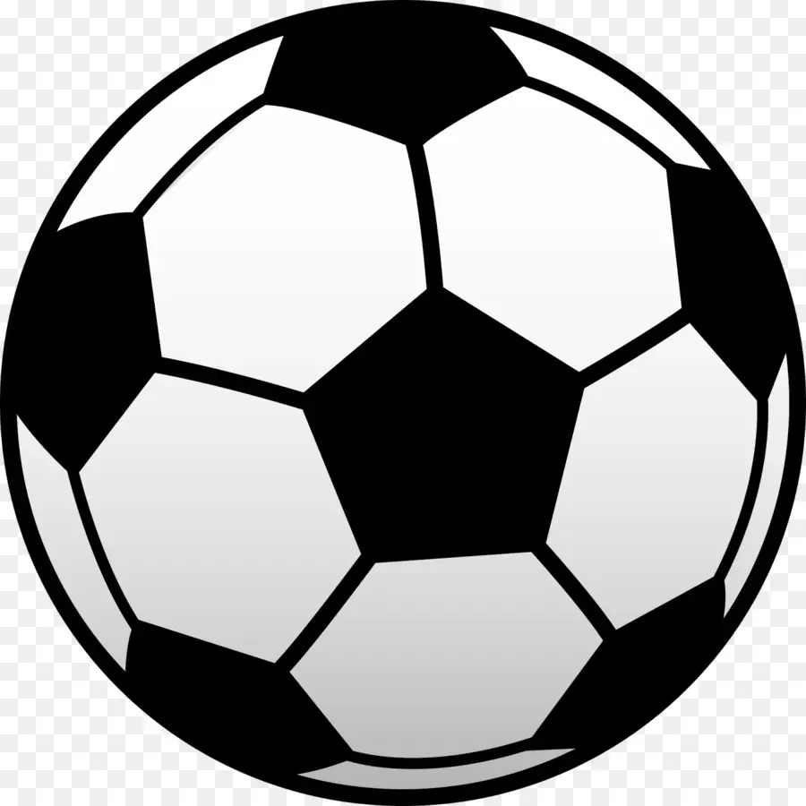 Ballon De Football，Noir Et Blanc PNG