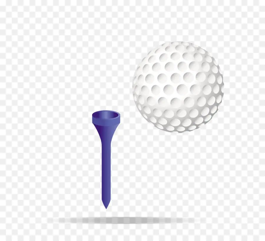 Balle De Golf，Tee PNG