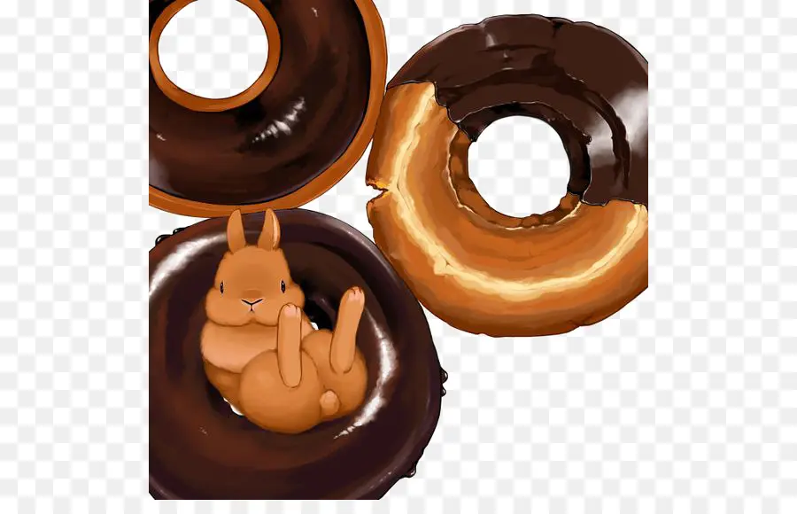 Donut，Chocolat PNG